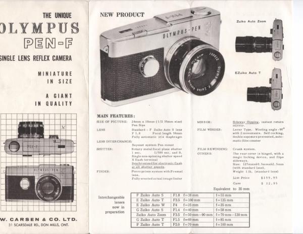1965.XX Olympus PenF - Canadian pamphlet_page-0001