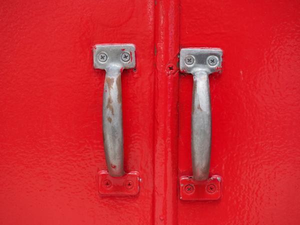 NYC Handles on Red Door
